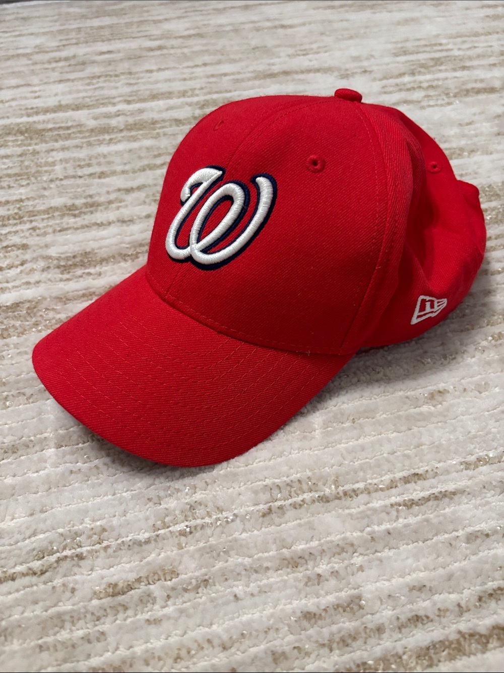 New Era Fits MLB Washington Nationals Red W Cap Baseball Major League